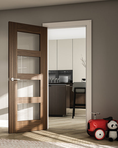 Coventry Prefinished Walnut Glazed FD30 FSC