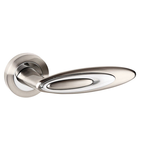 Elisse - Satin Nickel / Polished Chrome