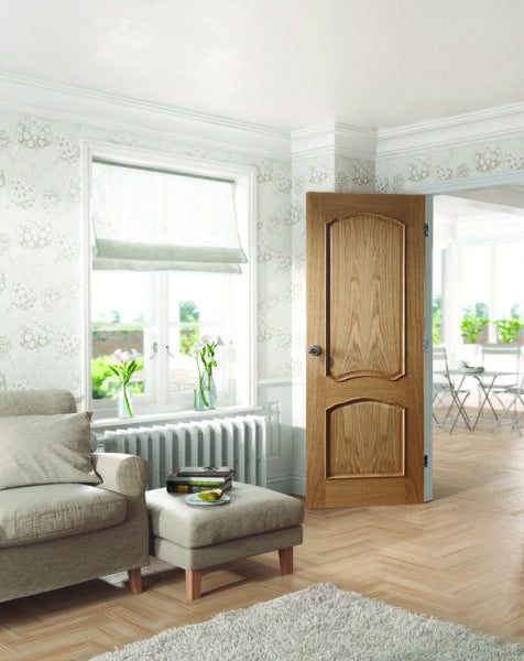 Louis Internal Oak Door with Raised Mouldings