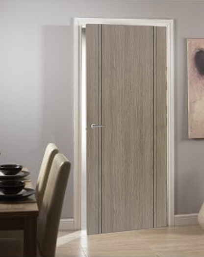 Monaco Light Grey Laminate FD30 Fire Door