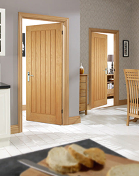 Oak Mexicano Fire Door