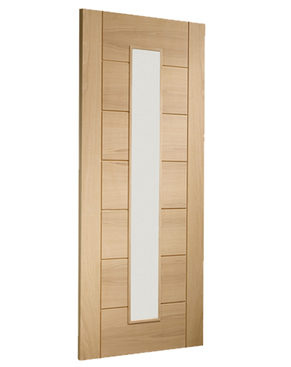 Palermo Original 1 Light Internal Oak Door with Clear Glass