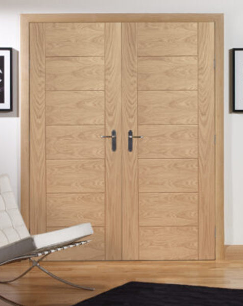 Palermo Internal Oak Rebated Door Pair