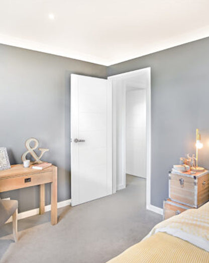 Palermo Internal White Primed Fire Door