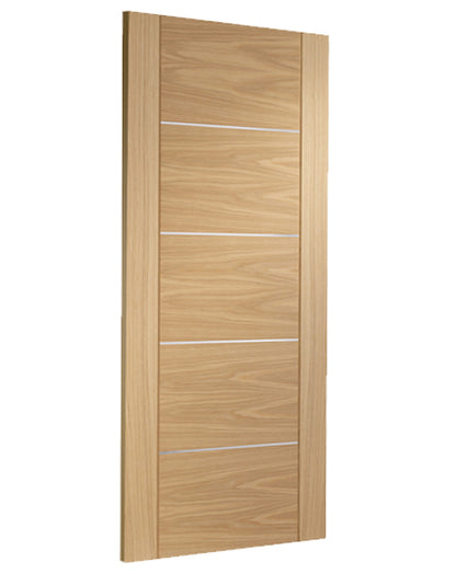 Portici Pre-Finished Internal Oak Fire Door