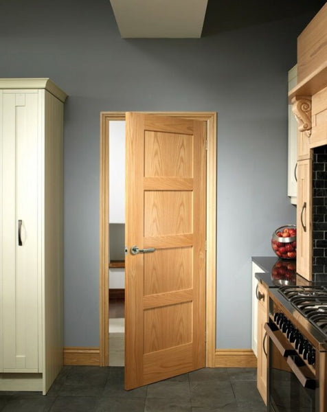 Shaker 4 Panel Internal Oak Fire Door