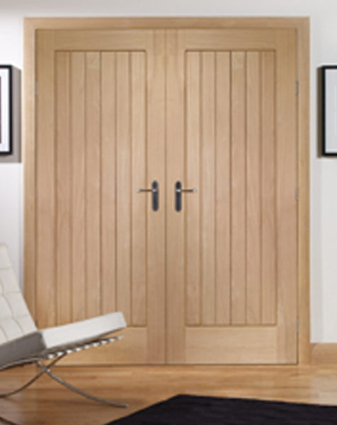 Suffolk Internal Oak Rebated Door Pair