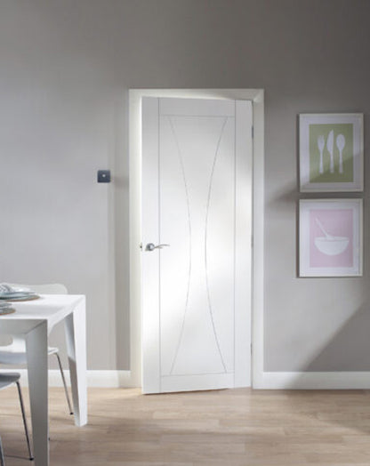 Verona Internal White Primed Door