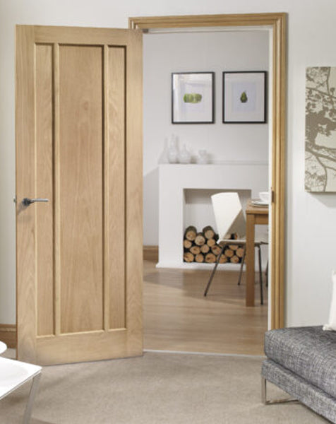 Worcester 3 Panel Internal Oak Fire Door