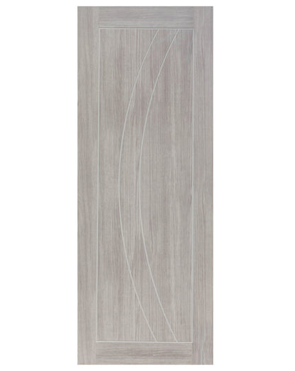 White Grey Laminate Salerno Fire Door