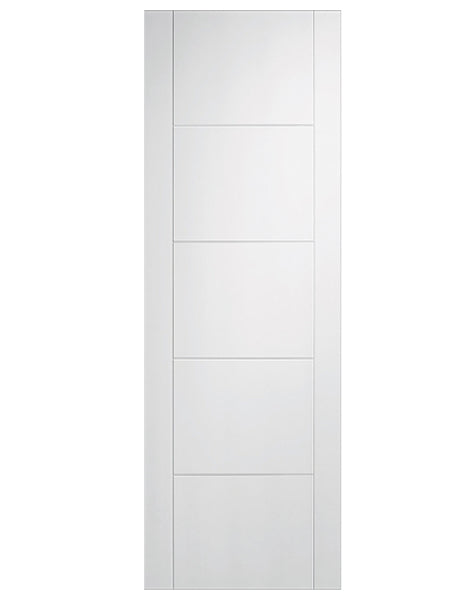 Vancouver 5P White Primed FD30 Fire Door